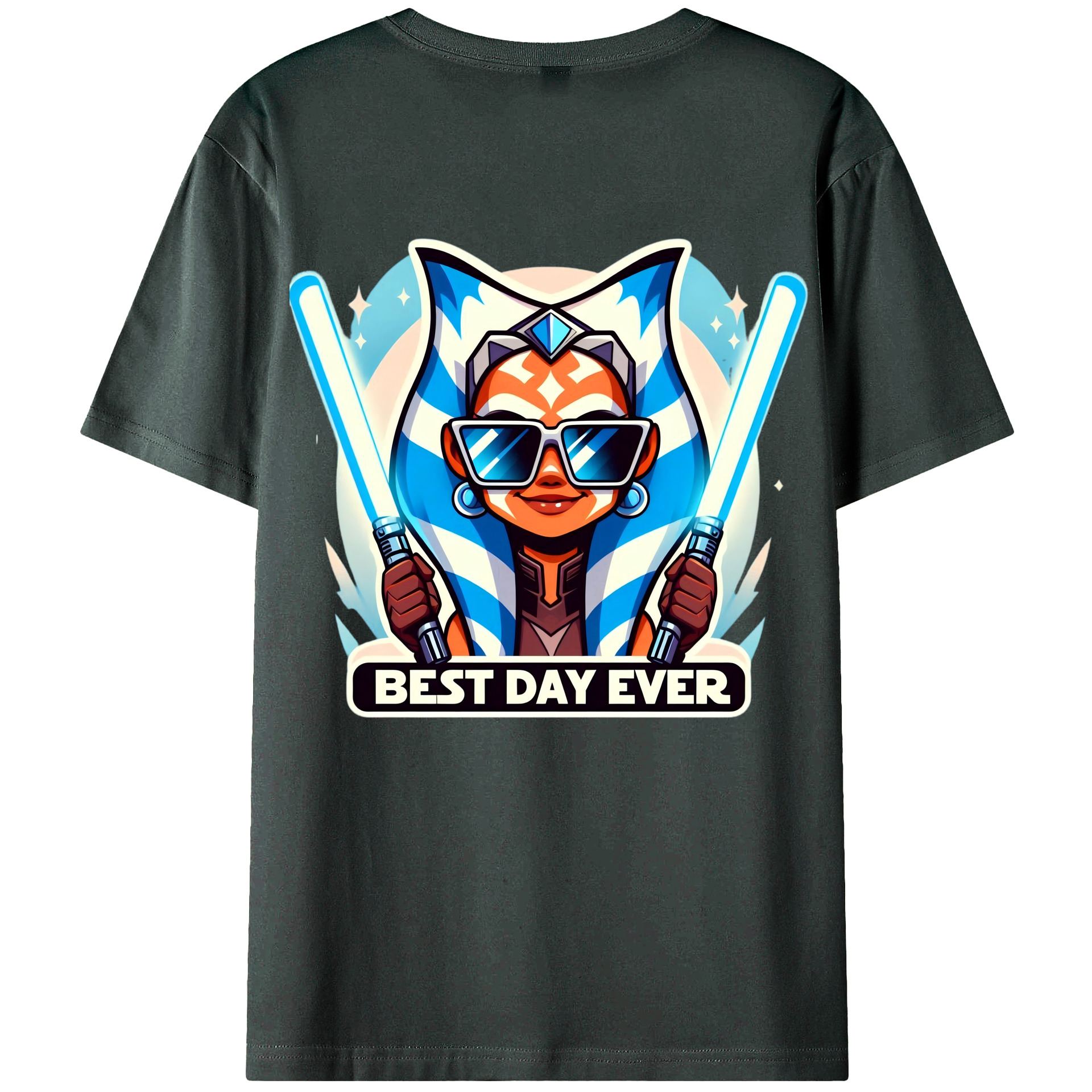 （画像用） スター・ウォーズ Star Wars 綿100％ メンズ半袖Tシャツ（バックプリント） 通気性